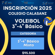 VOLEIBOL MIXTO 3° -4° Básico / Colegio Calasanz