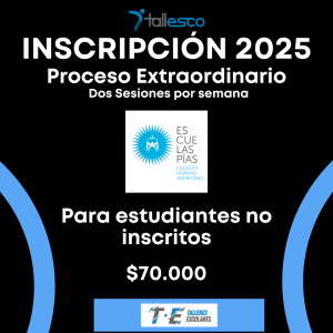 Inscripción Extraordinaria Segundo Semestre  - Colegio Hispano Americano