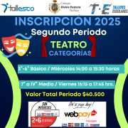 TEATRO Y EXPRESIÓN CORPORAL COLEGIO DIVINA PASTORA ÑUÑOA 2° Semestre 2025