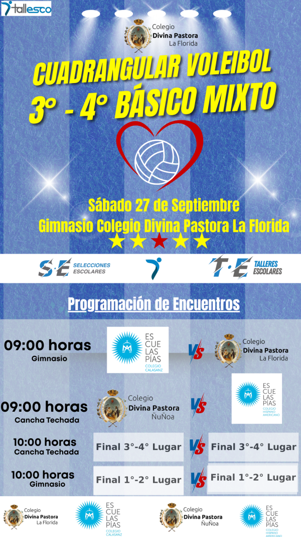 Inscripción Cuadrangular Voleibol 2025 - Imagen 1