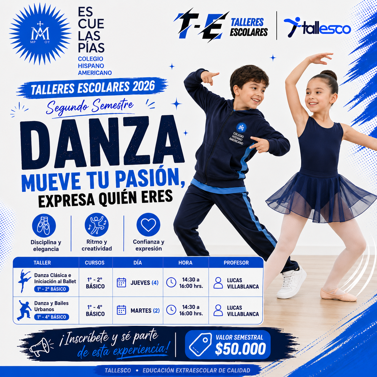 06_Danza_y_Ballet Danza Clásica y Urbana Segundo Semestre - Imagen 1