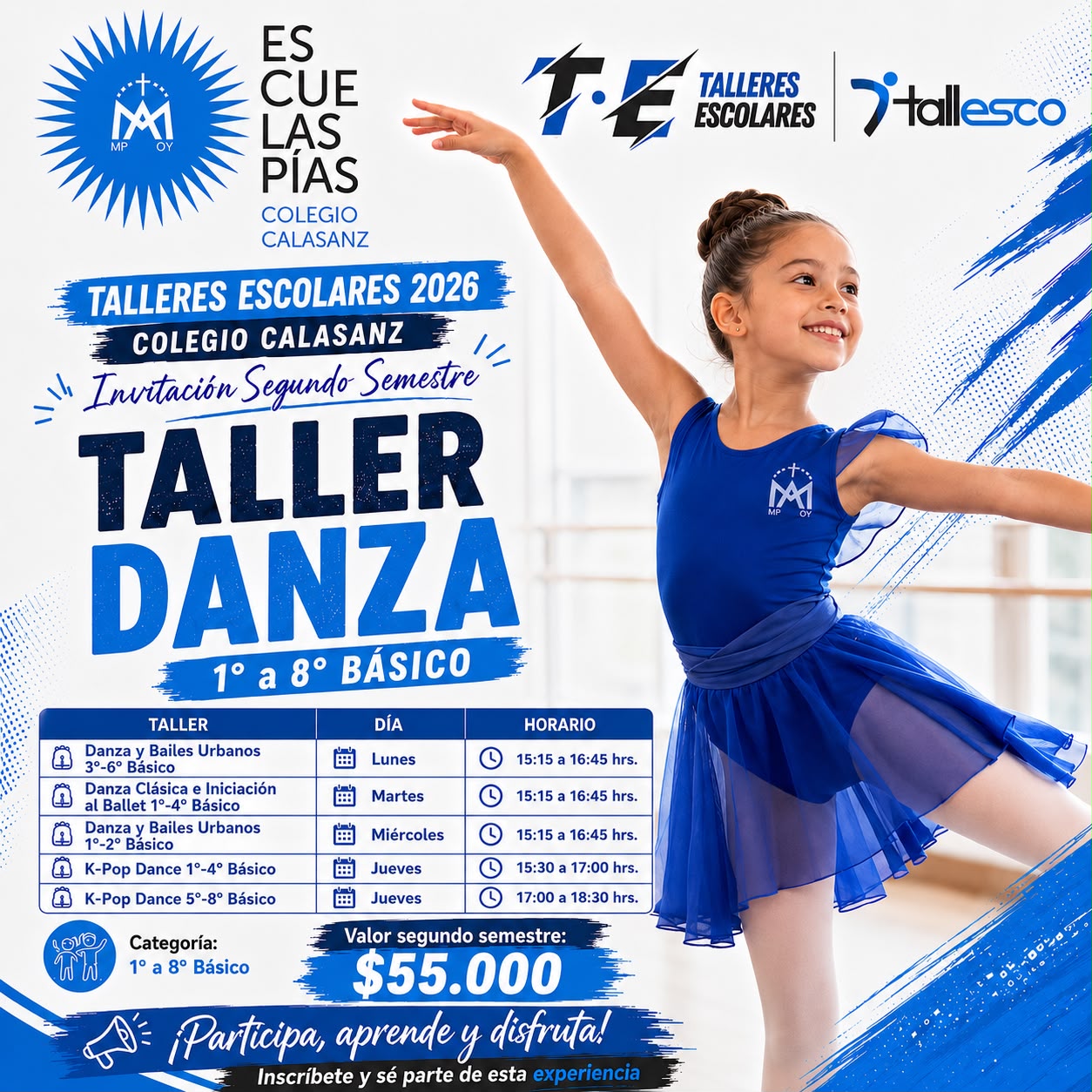 Danza Danza Colegio Calasanz Segundo Semestre - Imagen 1