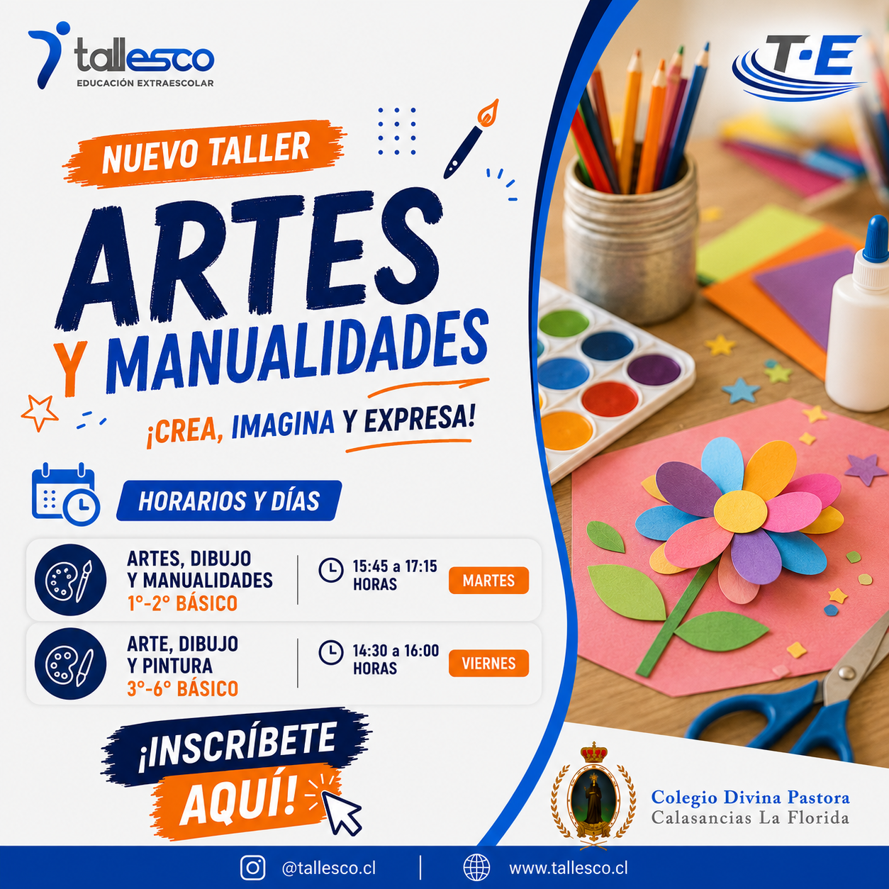Artes Artes, Dibujo y Pintura Colegio Divina Pastora La Florida Segundo Semestre - Imagen 1