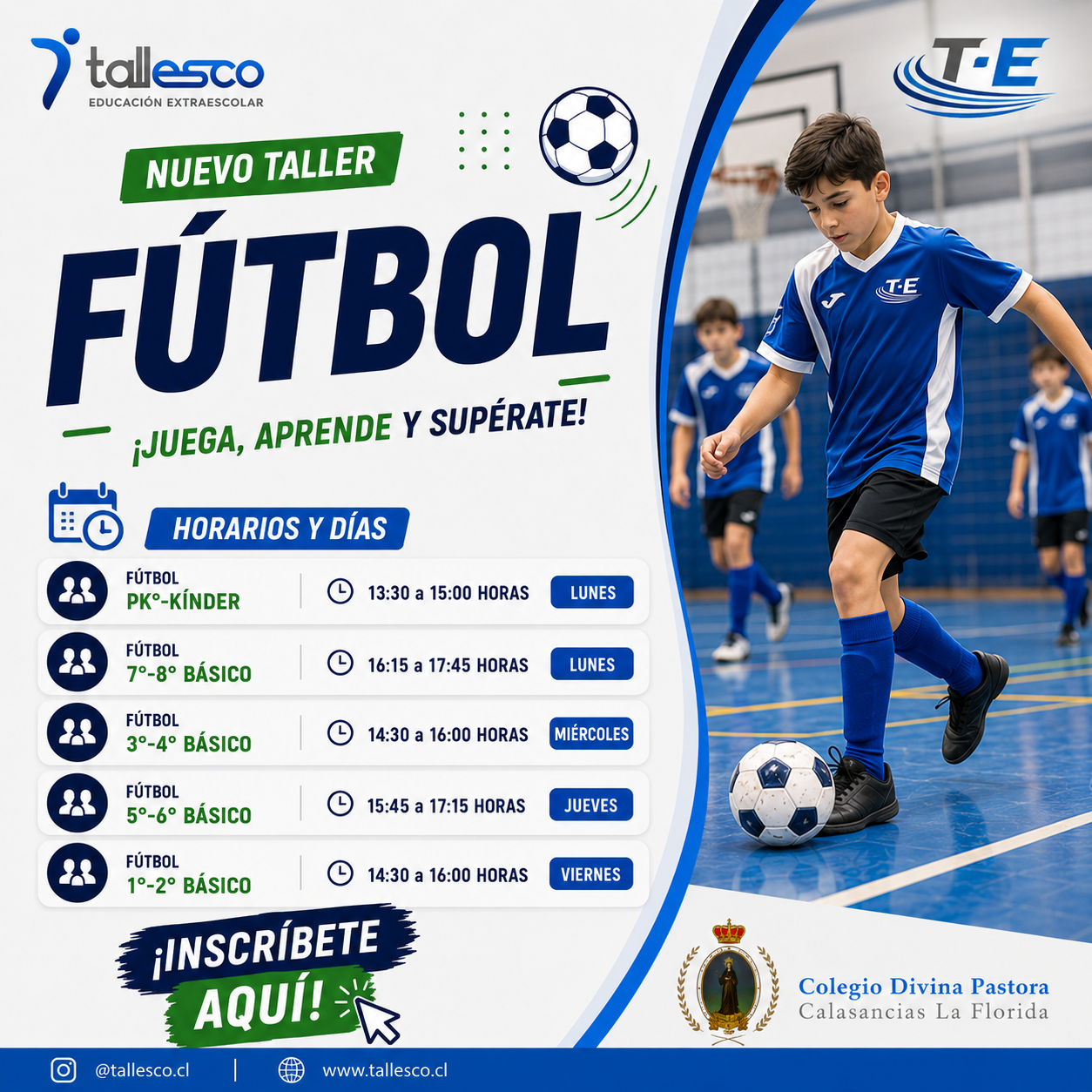 Fútbol Fútbol Colegio Divina Pastora La Florida Segundo Semestre - Imagen 1