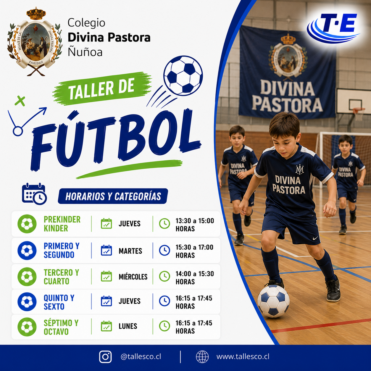 Fútbol CDPÑ Fútbol Colegio Divina Pastora Ñuñoa Segundo Semestre - Imagen 1