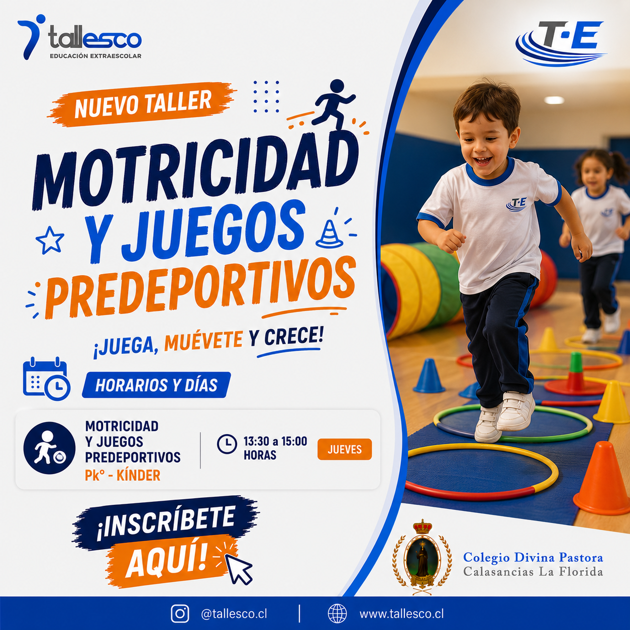 Motricidad y Juegos Motricidad y Juegos Colegio Divina Pastora La Florida Segundo Semestre - Imagen 1