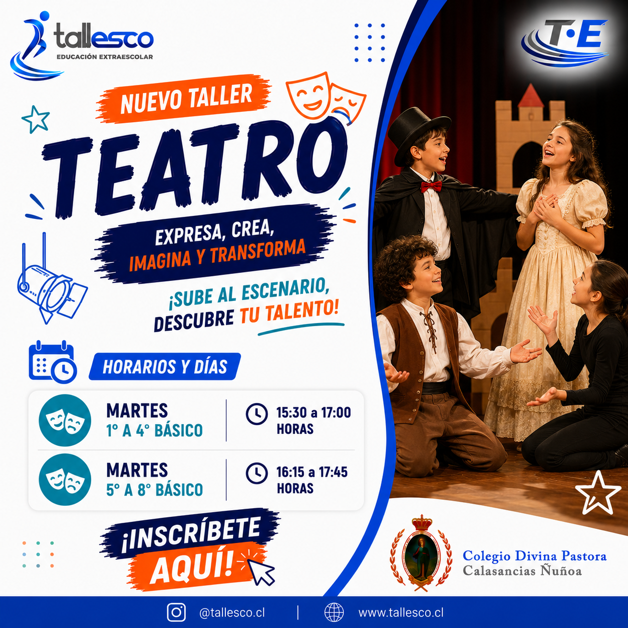 Teatro CDPÑ Teatro Colegio Divina Pastora Ñuñoa Segundo Semestre - Imagen 1