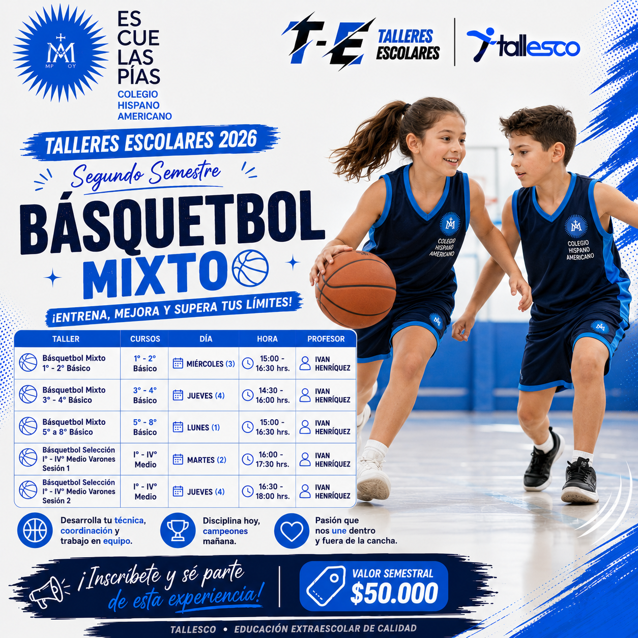 05_Basquetbol Básquetbol Segundo Semestre - Imagen 1
