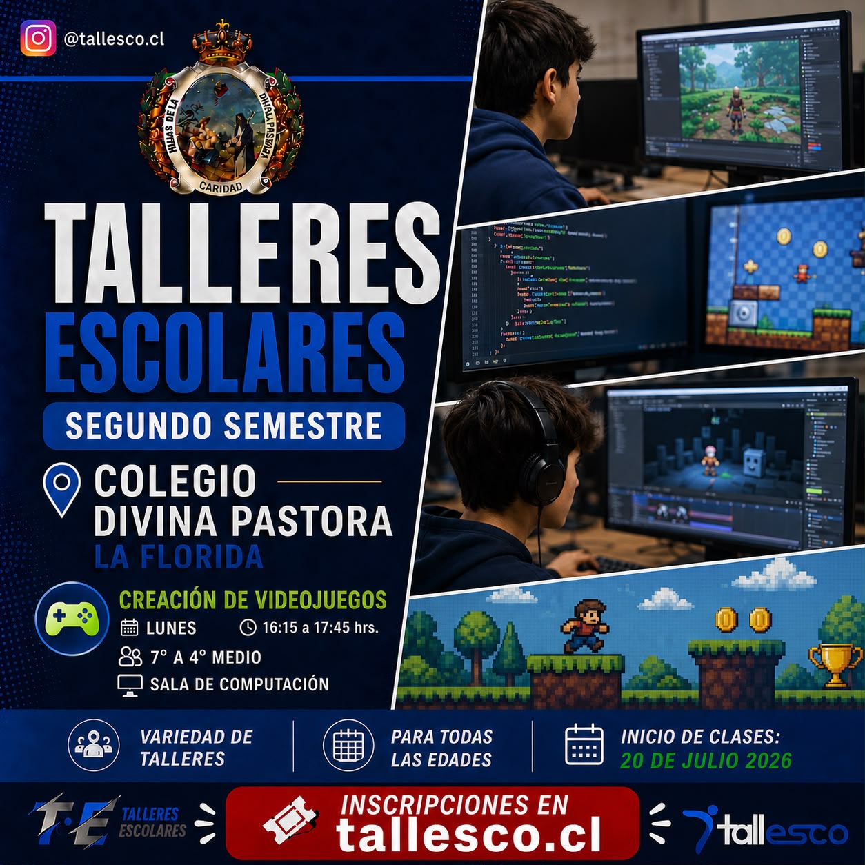 WhatsApp Image 2026-06-19 at 1.59.35 PM Creación de Video Juegos Colegio Divina Pastora La Florida Segundo Semestre - Imagen 1