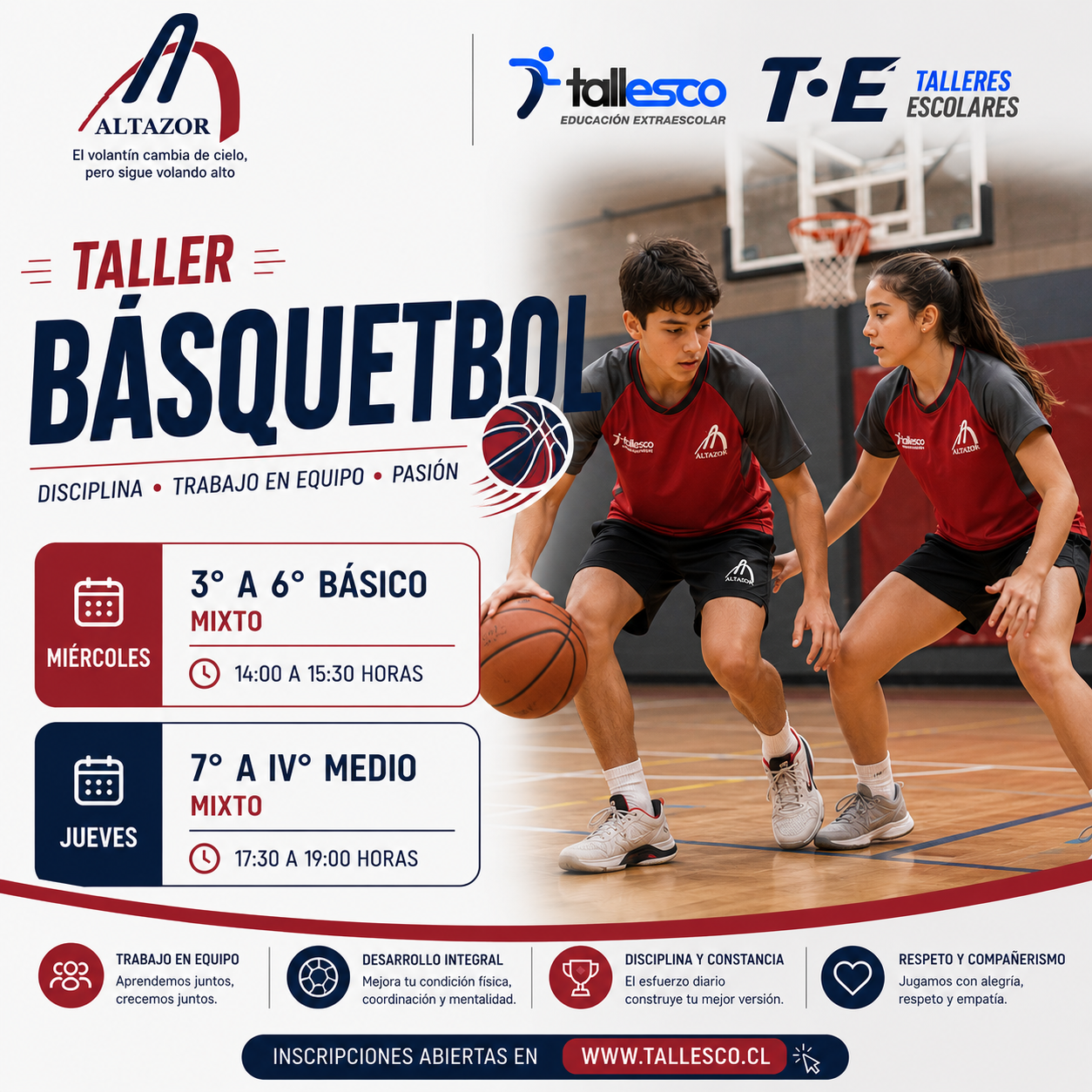 BÁSQUETBOL 2026 Altazor Básquetbol Altazor 2026 - Imagen 1