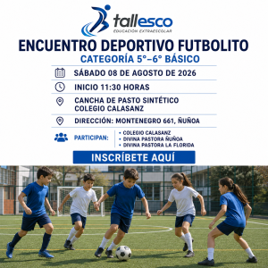 5°-6° CDPLF MASIVO FÚTBOL 08 AGOSTO 2026