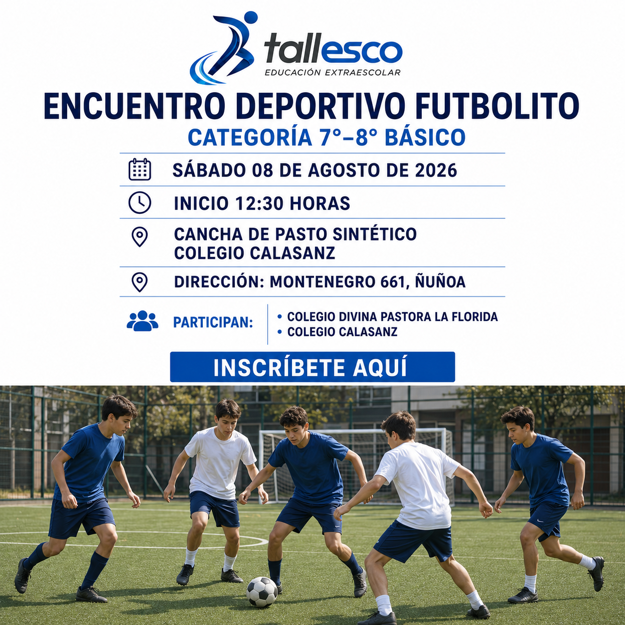 7°-8° CDPLF ENCUENTRO FÚTBOLITO 08 AGOSTO 2026