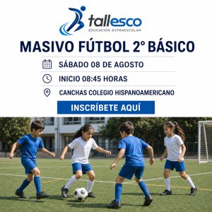 2° BÁSICO MASIVO FÚTBOL 08 AGOSTO 2026 / CALASANZ